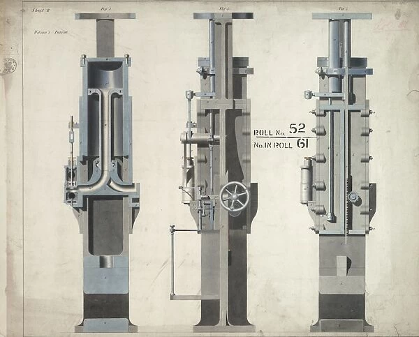 Wilsons patent no 11, 767 steam hammer