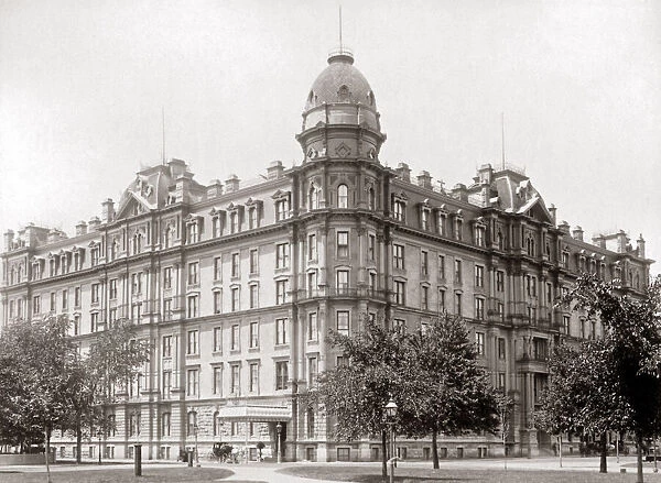 Windsor Hotel, Montreal, Canada, circa 1880s. Date: circa 1880s