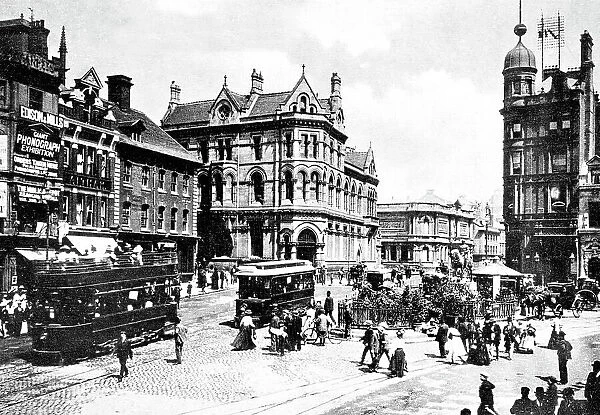 Wolverhampton Queen Square early 1900s