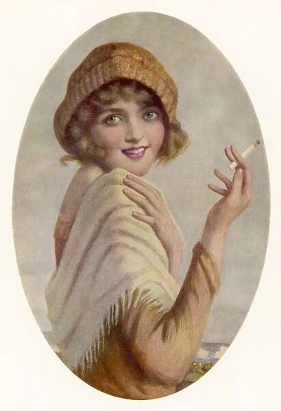 Woman Smoking 1930