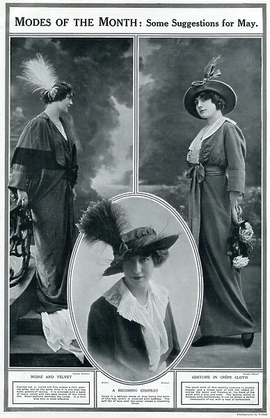 Womens clothing for May 1913
