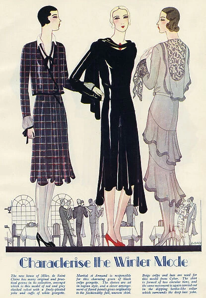 Womens Winter clothing 1929