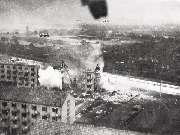 World War II Mosquito bombers attack Aarhus Denamrk