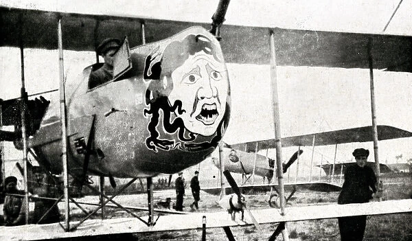 WW1 - Decorated Belgian aeroplanes - Medussas Head