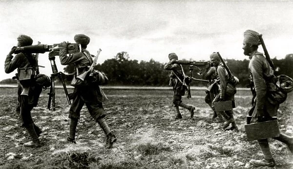 WW1 - Indian Machine Gun Crews in France