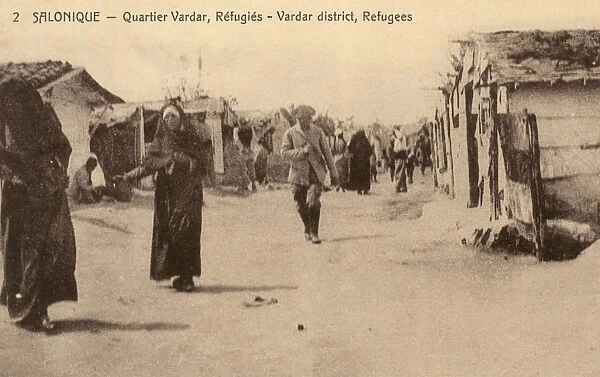 WW1 - Thessaloniki, Greece - Refugee Camp - Vardar District