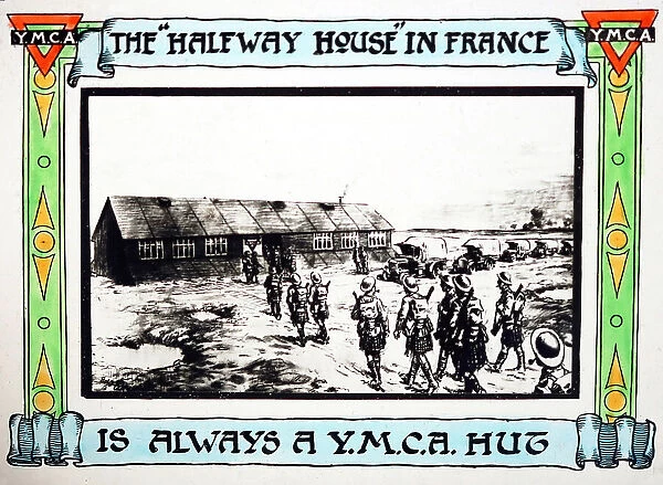 YMCA Halfway house in France during WW1