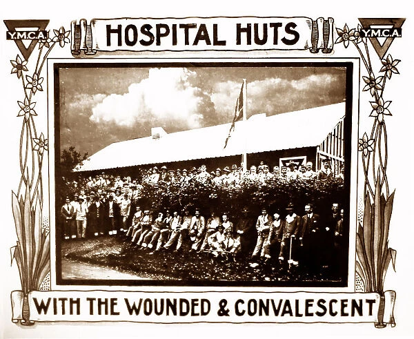 YMCA hut during WW1 - Hospital hut