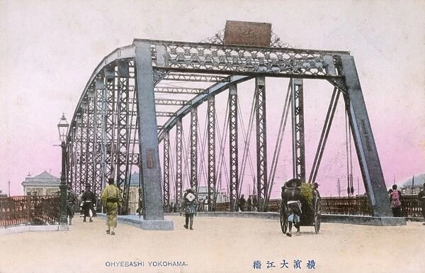 Yokohama, Kanagawa Prefecture, Japan - Ohyebashi Bridge