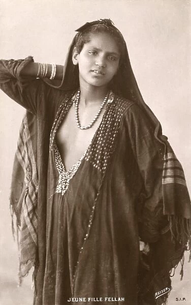 Young Fellah Woman in alluring pose