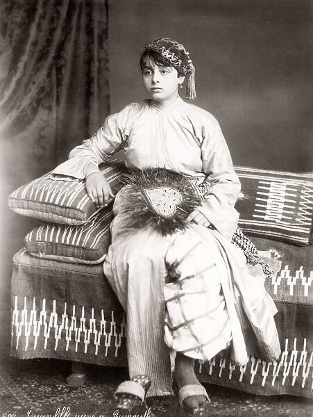 Young Jewish woman from Beirut, Lebanon, c. 1880 s