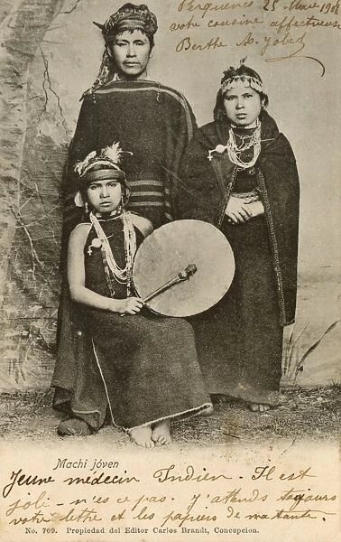 Young Mapuche Indians - South America