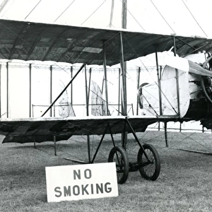 The 1912 Caudron GIII of the Nash Collection inside the ?