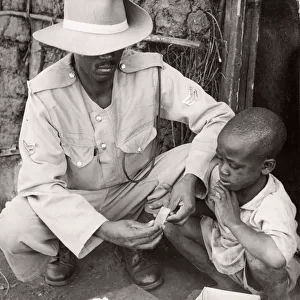 1940s East Africa - army medical orderly Kenya