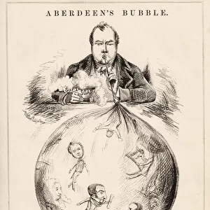 Aberdeens bubble. How long will it last? Satirical cartoon about Lord Aberdeen s