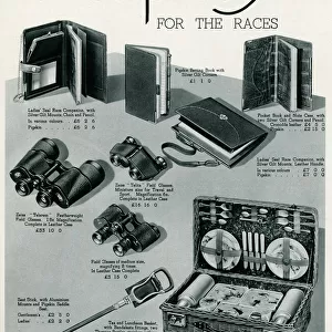 Advert for Asprey for the races 1937