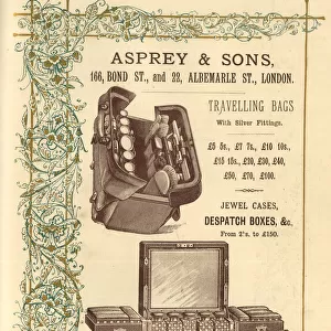 Advert, Asprey & Sons, Travelling Bags etc
