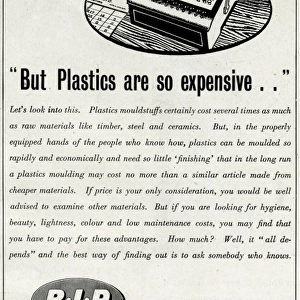 Advert for British Industrial Plastic Limited 1942