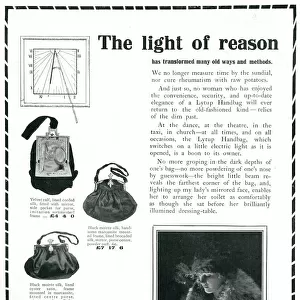 Advert for Dunhills Lytup Handbags 1923