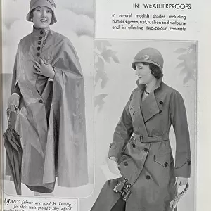 Advert for Dunlop Raincoats