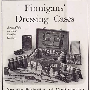 Advert for Finnigans Dressing Cases, London, 1921