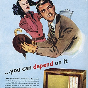 An advertisement for G. E. C. radios