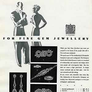 Advert for The Goldsmiths & Silversmiths Company 1937