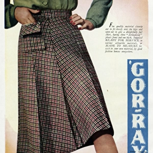 Advert for Gor-ray Koneray pleated 1942