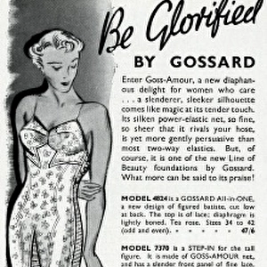 Advert for Gossard corset