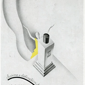 Advertisement for Henry a la Pensee perfume