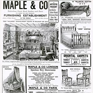 Advert for Maple & Co furnishing 1897