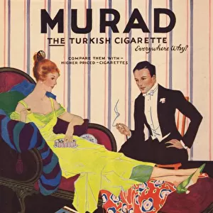 Advert for Murad Turkish cigarettes, 1916