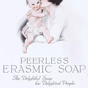 Advert for Peerless Erasmic Soap, 1925