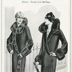 Advert for Peter Robinson womens coats 1927