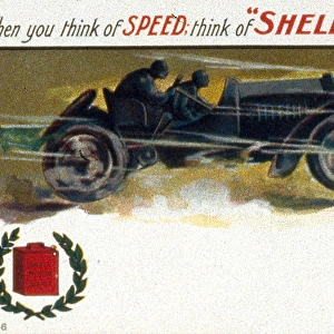 Advertisement for Shell Motor Spirit