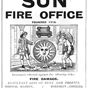 Advertisement for Sun Fire Insurance