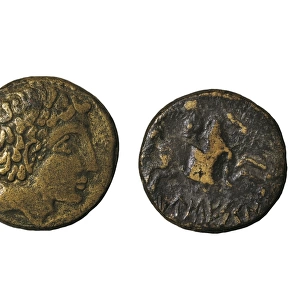 Aes, Hispanic-Roman coin. SPAIN. Sabadell. Sabadell