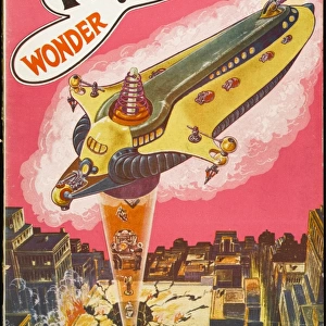 Air Wonder Stories scifi magazine cover, Return of Air Master