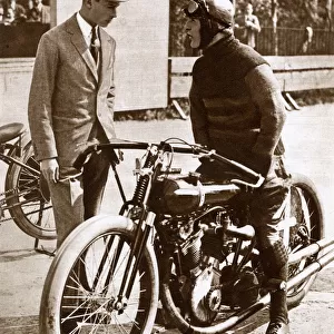 Albert, Duke of York - Motorcycle Meeting at Brooklands