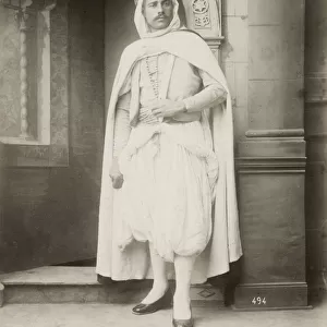 Algerian man in fine clothing, Algeria, c. 1890