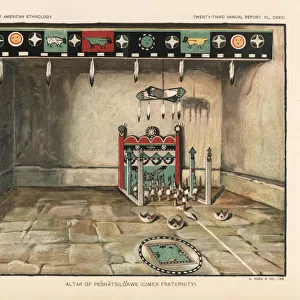 Altar of Pe shatsilo kwe, Cimex Fraternity, Zuni nation