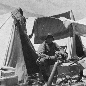 Andrew Irvine on Everest, 1924