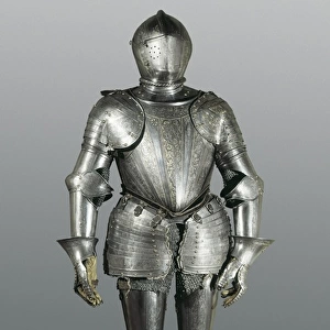 Full armour. Made in Milan between 1570-1580. Metals