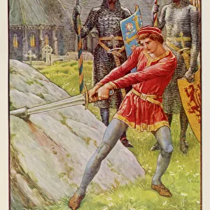 Arthur Draws the Sword