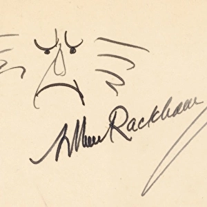 Arthur Rackam, Autograph