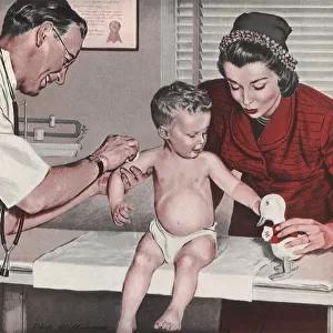 Baby Gets Vaccinated Date: 1948