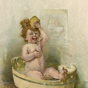 Babys Bath Time