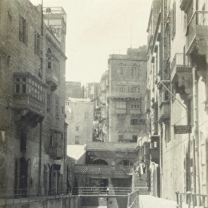 Backstreet in Valetta, Malta