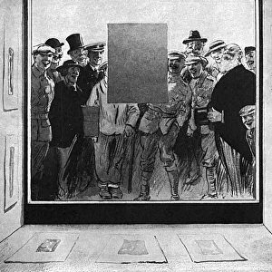 Bairnsfather exhibition at the Graphic Galleries, 1916