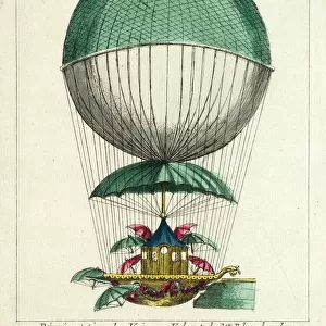 Balloon ascent by Blanchard